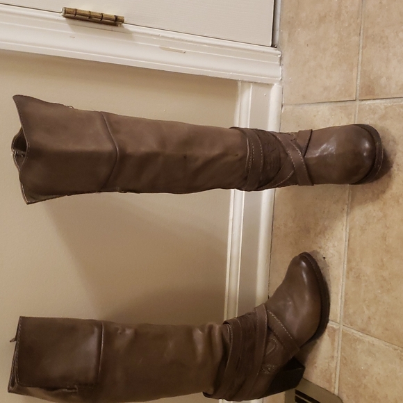 Freebird cabel tall boots sz8 - Picture 8 of 12